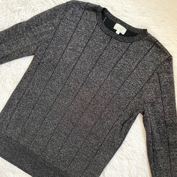 Metallic long sleeve pullover sweatshirt - Picture 9 of 9